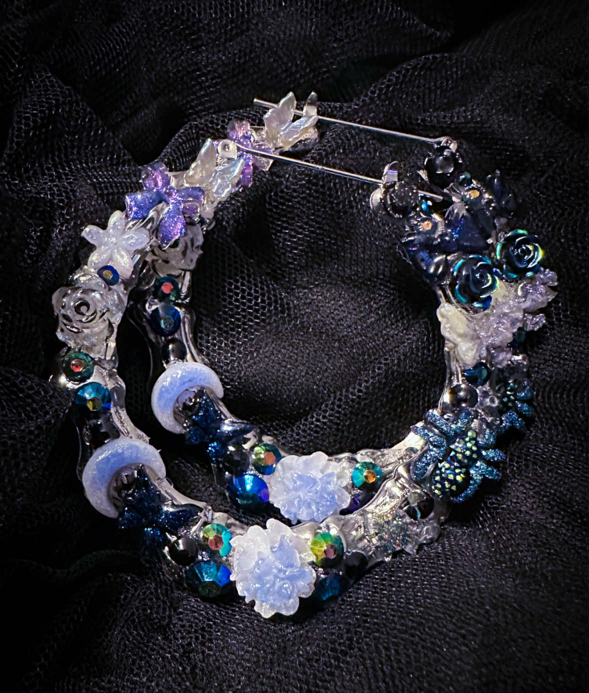 Corpse Bride Hoops💀🦋