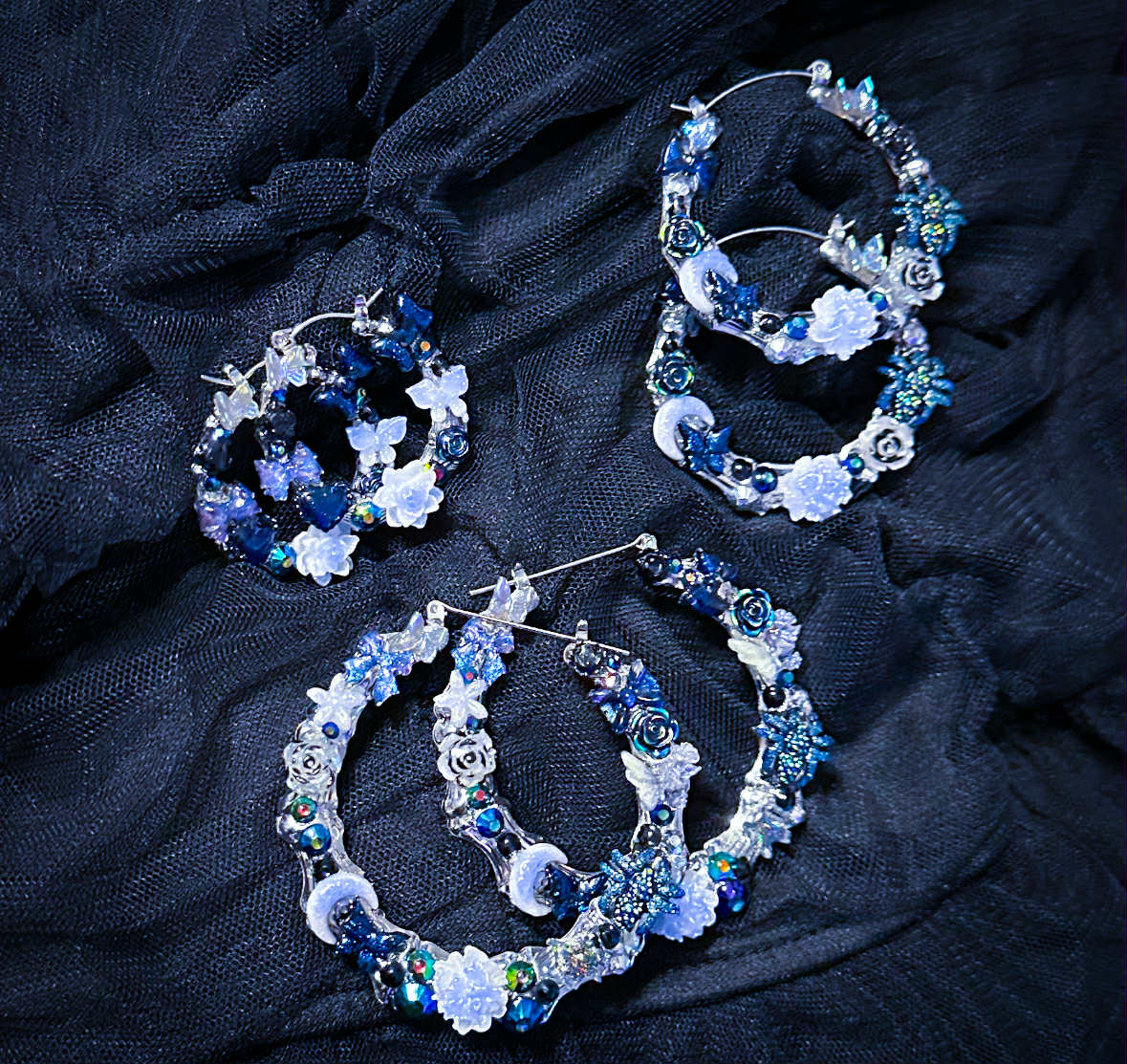 Corpse Bride Hoops💀🦋