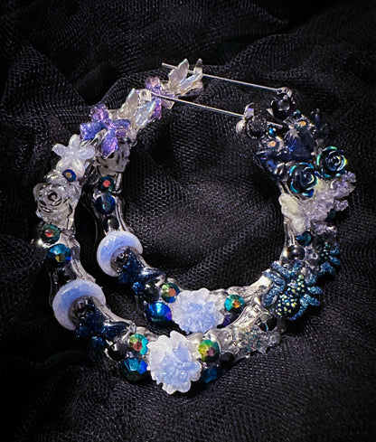 Corpse Bride Hoops💀🦋