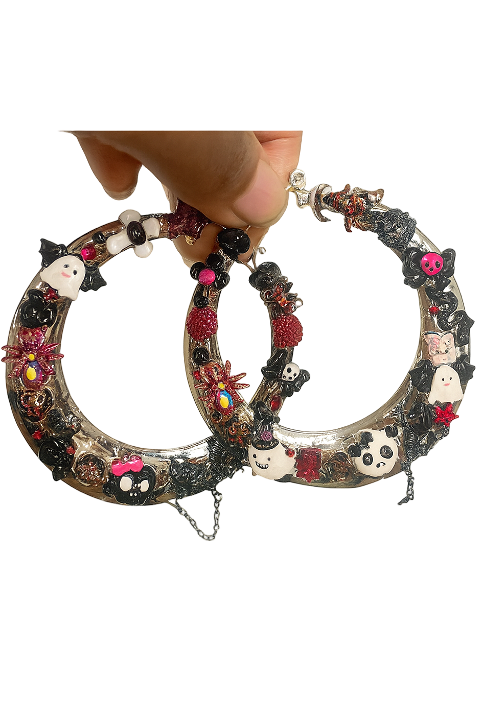 Haute Hex Hoops 🖤✨