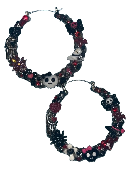 Haute Hex Hoops 🖤✨