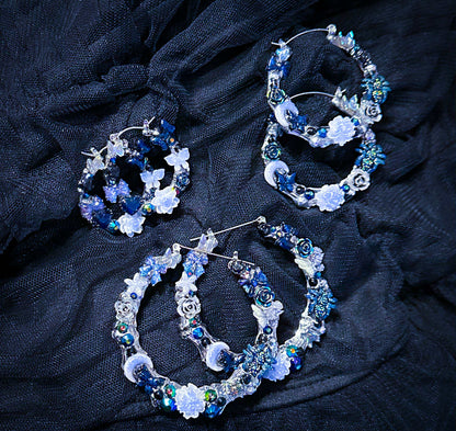 Corpse Bride Hoops💀🦋